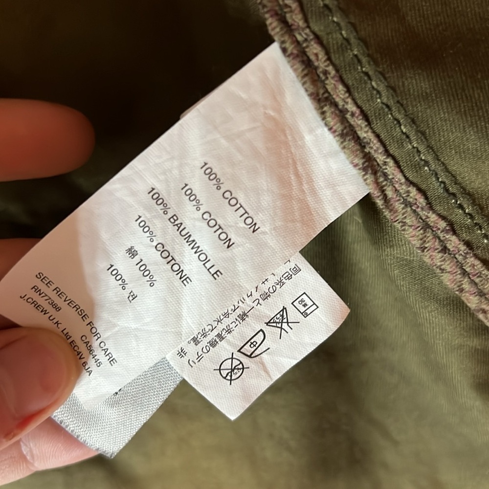 J. Crew The Downtown Field Utility Jacket Size Small - Picture 8 of 9